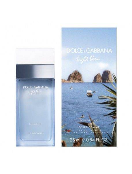 Dolce e Gabbana Light Blue Femme LOVE IN CAPRI Eau de Toilette 25ml Dolce e Gabbana Light Blue Femme LOVE IN CAPRI Eau de Toilette 25ml 0730870174098