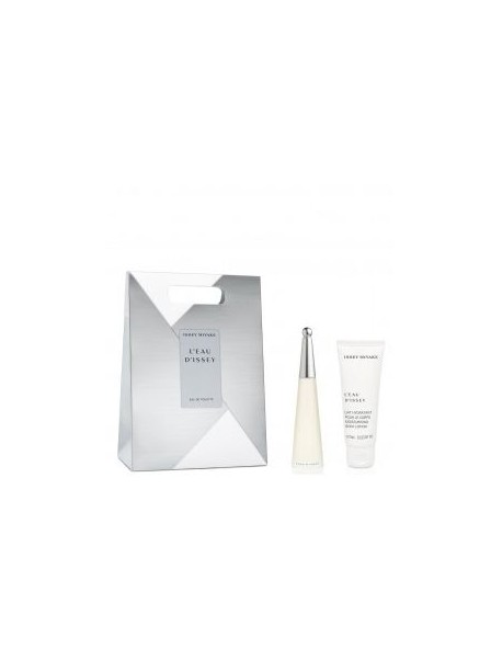 Issey Miyake L'eau D'issey gift set Eau De Toilette Spray 25ml+body lotion 75m l Issey Miyake L'eau D'issey gift set Eau De Toilette Spray 25ml+body lotion 75m l 3423474844654