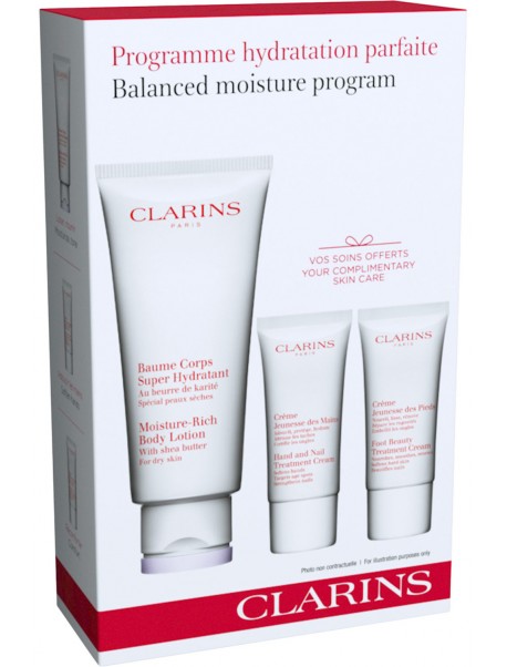 CLARINS CORPO gift set baume corps 200ml+crema mani 30ml+crema piedi 30ml CLARINS CORPO gift set baume corps 200ml+crema mani 30ml+crema piedi 30ml 3380810237115