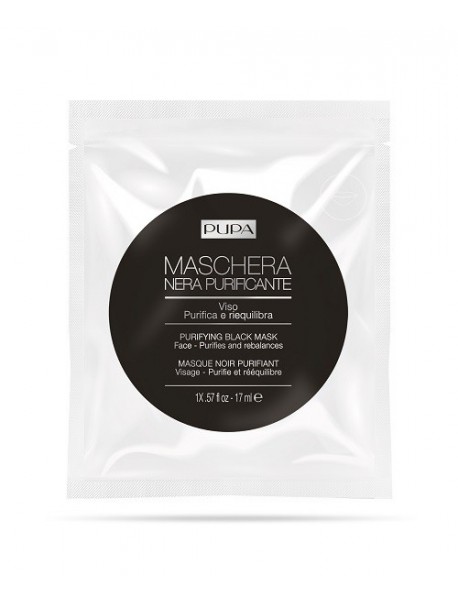 PUPA maschera nera purificante 17 ml PUPA maschera nera purificante 17 ml 8011607301195