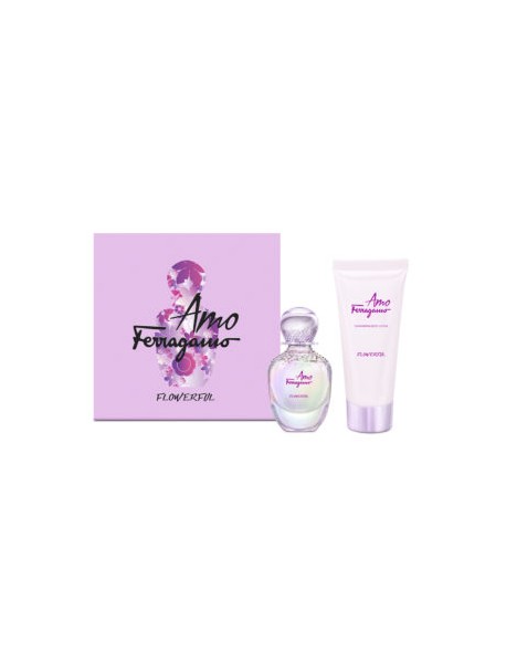 Salvatore Ferragamo AMO FLOWERFUL SET edt50+lt100 Salvatore Ferragamo AMO FLOWERFUL SET edt50+lt100 8052086376533