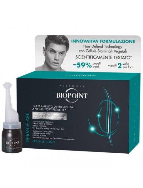 Biopoint PERSONAL DERMOCARE ANTICADUTA Uomo Trattamento in Fiale cellule staminali 12 Fiale 8051772484026