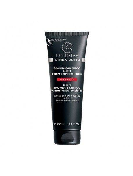 Collistar UOMO Doccia Shampoo 3 in 1 deterge tonifica idrata 250ml Collistar UOMO Doccia Shampoo 3 in 1 deterge tonifica idrata 250ml 8015150284295